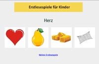 Lesespiel - Wörter und Bilder - Finde das passende Bild.