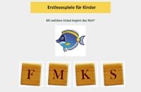 Anlautspiel - Mit welchem Anlaut beginnt das Wort?