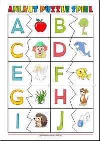 Das ABC / Buchstaben lernen - Puzzle für Kinder
