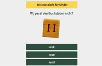 Wortspiel - Wo passt den Buchstaben nicht?