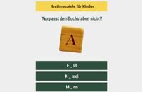 Wortspiel - Wo passt den Buchstaben nicht?