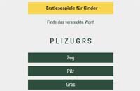 Buchstabenkette - Suche das Wort!