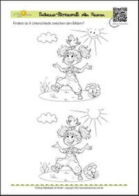 Lustige Frühling-Rätsel zum kostenlosen Download als PDF-Datei. Viel Spaß!