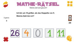 Mathe-Rätsel als kostenloses Online-Spiel für kleine Mathe-Detektive