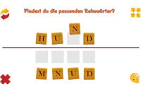 Reimwörter Spiel für Vor- und Grundschulkinder