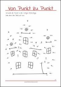 Rätsel-Zahlenbilder - Von Punkt zu Punkt als gratis PDF-Vorlagen zum Ausdrucken