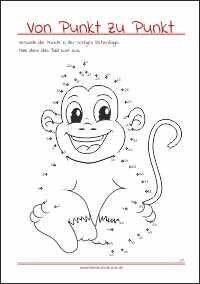 Rätsel-Zahlenbilder - Von Punkt zu Punkt als gratis PDF-Vorlagen zum Ausdrucken