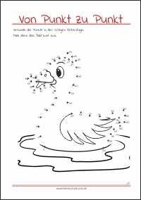 Rätsel-Zahlenbilder - Von Punkt zu Punkt als gratis PDF-Vorlagen zum Ausdrucken