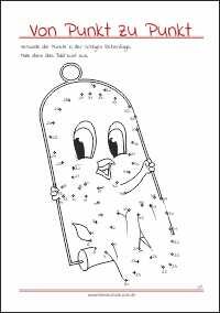 Rätsel-Zahlenbilder - Von Punkt zu Punkt als gratis PDF-Vorlagen zum Ausdrucken