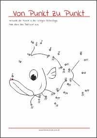 Rätsel-Zahlenbilder - Von Punkt zu Punkt als gratis PDF-Vorlagen zum Ausdrucken
