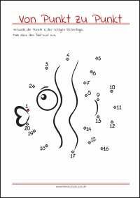 Rätsel-Zahlenbilder - Von Punkt zu Punkt als gratis PDF-Vorlagen zum Ausdrucken