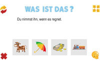 Erstlesespiel zum Lesenlernen