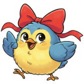 Vogel mit Bogen Schiebepuzzle - Kostenloses Online-Puzzlespiel für Kinder