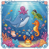 Im Meer Jigsaw Puzzle - Kostenloses Online-Puzzlespiel für Kinder