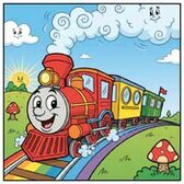 Zug Jigsaw Puzzle - Kostenloses Online-Puzzlespiel für Kinder