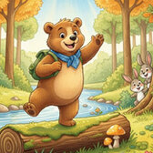 Bär Jigsaw Puzzle - Kostenloses Online-Puzzlespiel für Kinder