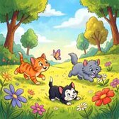 Katzen Jigsaw Puzzle - Kostenloses Online-Puzzlespiel für Kinder