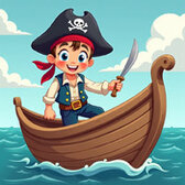 Piratenschiff Jigsaw Puzzle - Kostenloses Online-Puzzlespiel für Kinder