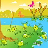 Frösche Jigsaw Puzzle - Kostenloses Online-Puzzlespiel für Kinder