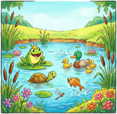Am Teich Jigsaw Puzzle - Kostenloses Online-Puzzlespiel für Kinder