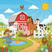 Bauernhof Tiere Jigsaw Puzzle - Kostenloses Online-Puzzlespiel für Kinder