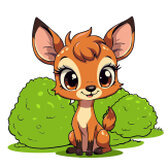 Bambi Schiebepuzzle - Kostenloses Online-Puzzlespiel für Kinder