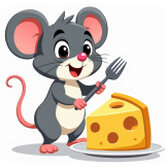Maus und Käse Schiebepuzzle - Kostenloses Online-Puzzlespiel für Kinder